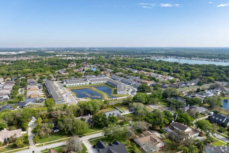 Aerial view of the L’Attitude 27 Riverview neighborhood - 1